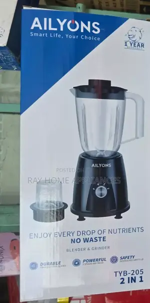 Ailyons 2 in 1 Blender Plus Grinder