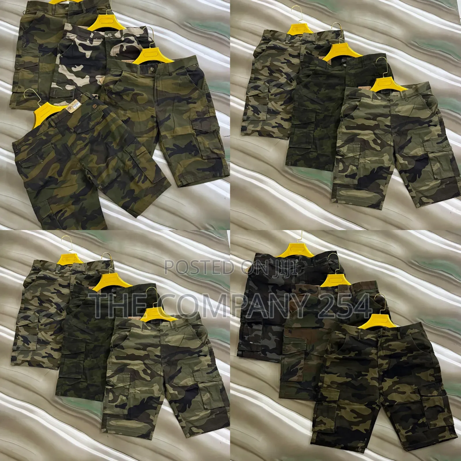 Quality Casual Khaki Cargo Men Camoflage Combat Shorts