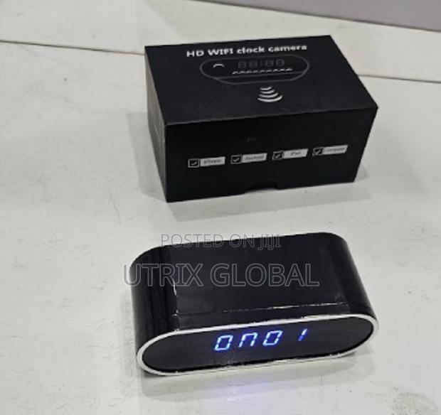 Table Clock Wifi Camera - Portable And Easy To Move Around