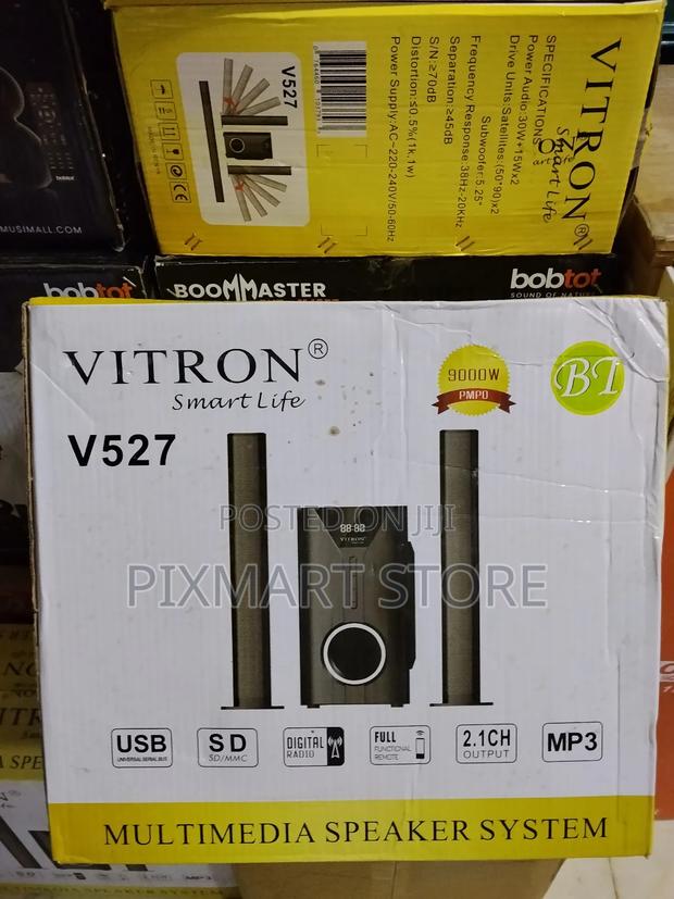 Vitron V527 2.1ch Multimedia Speaker System With Deep Bass – Black - main view