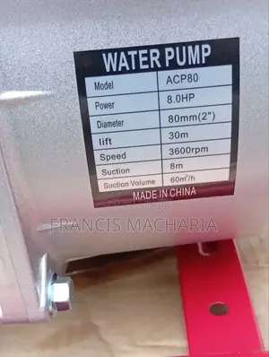 Water Pump Gasoline High Pressure