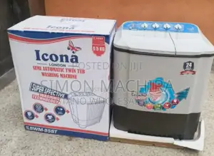 Colour White. New Icona 9kgs Washing Machine