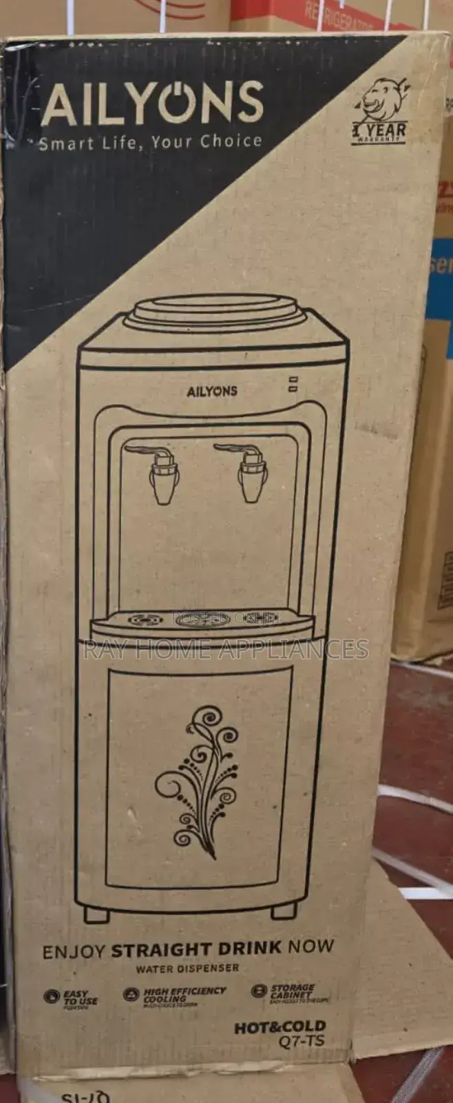 Ailyons 2 Taps Hot and Normal Water Dispenser