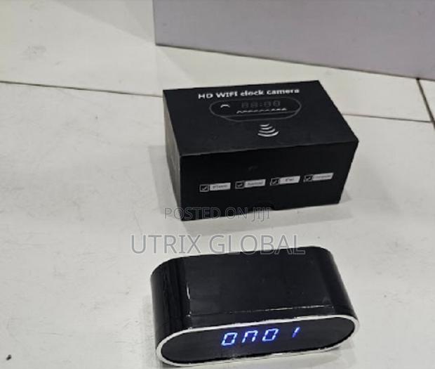 Wifi Security Camera Clock (1080p) Digital Clock Camera