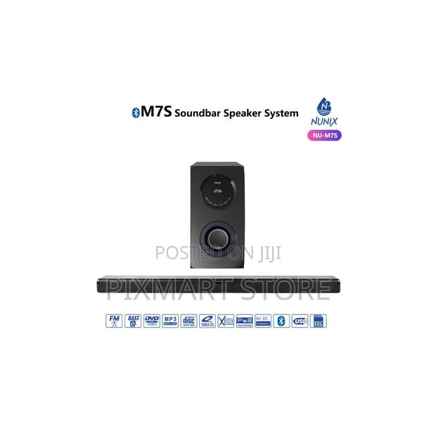 Nunix M7 Soundbar Home Theater System – Fm Radio, Bluetooth, Deep Bass