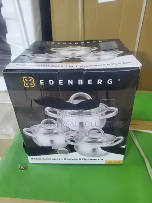 Edenberg 6pcs Stainless Steel Cookware Set