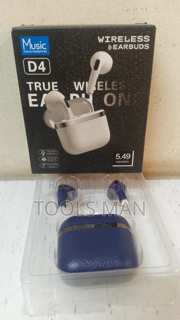 D4 True Wireless Earbuds. - main view