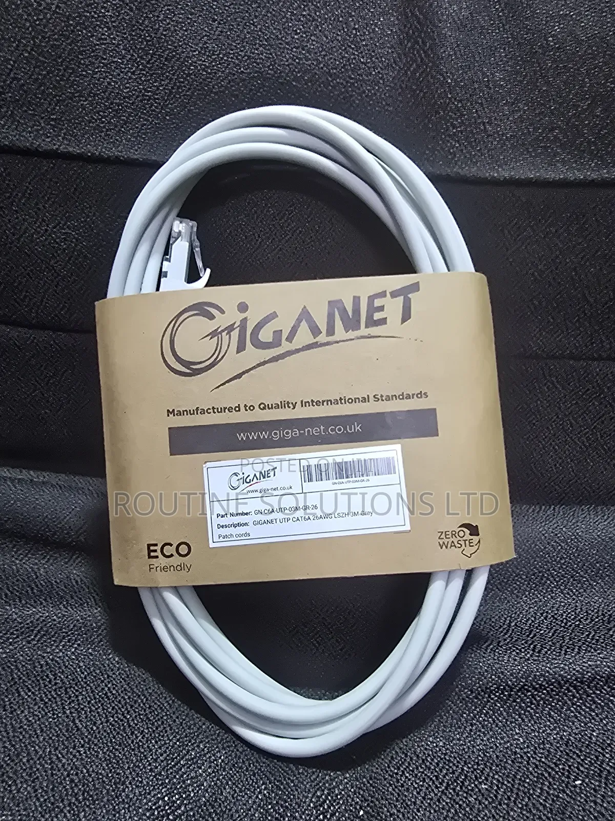 Giganet Utp 3mtr Patch Cord