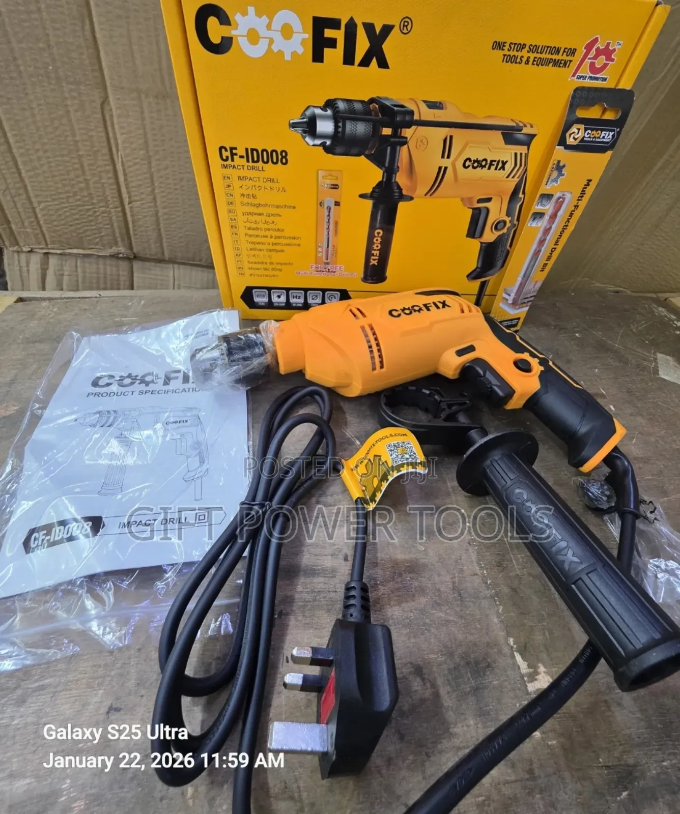 800watts Coofix Impact Drill/ 800w Hammer Drill