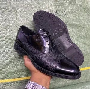 Quality Casual Leather Wetlook Men Laced Lowcut Official Shoes