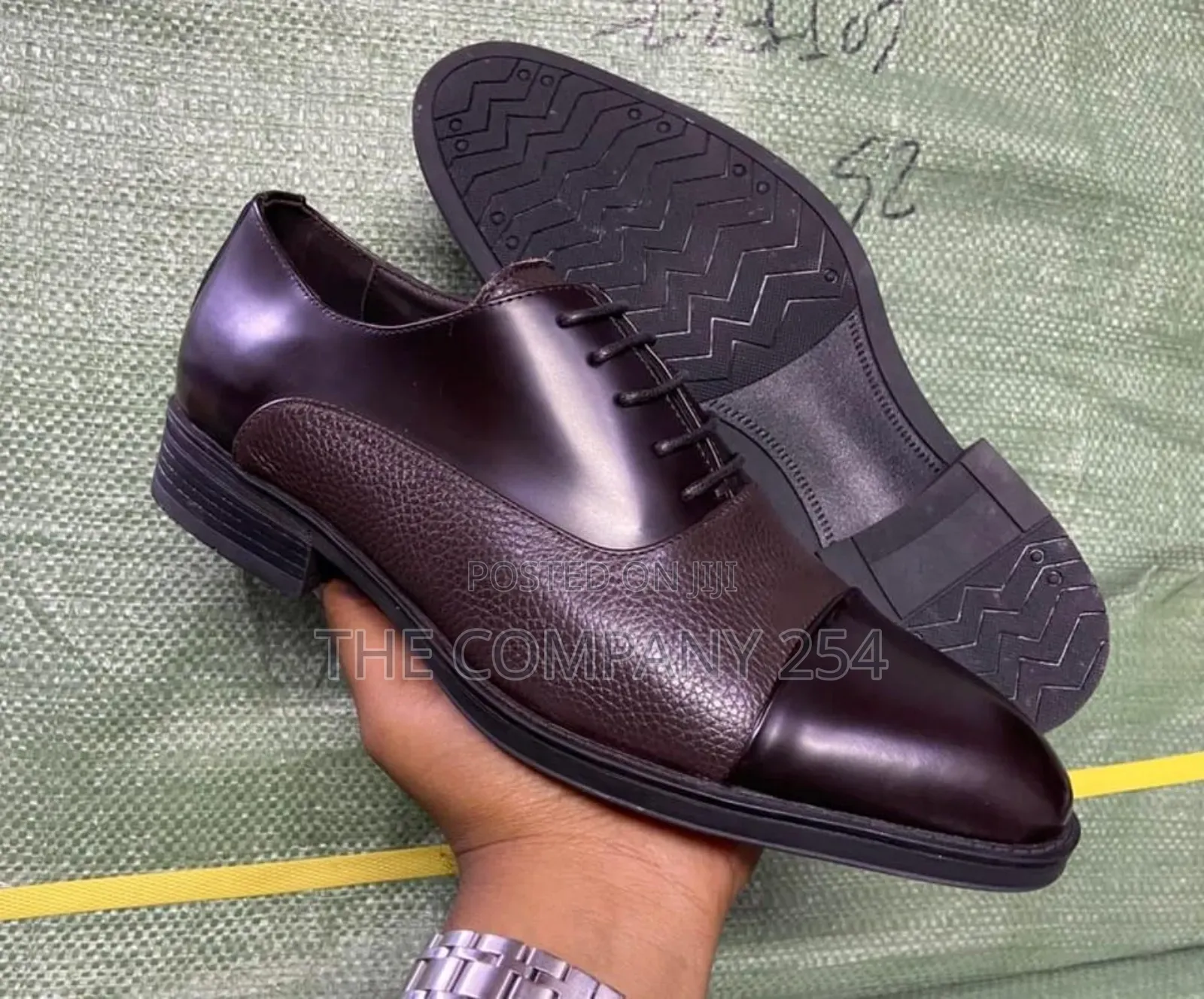 Quality Casual Leather Wetlook Men Laced Lowcut Official Shoes