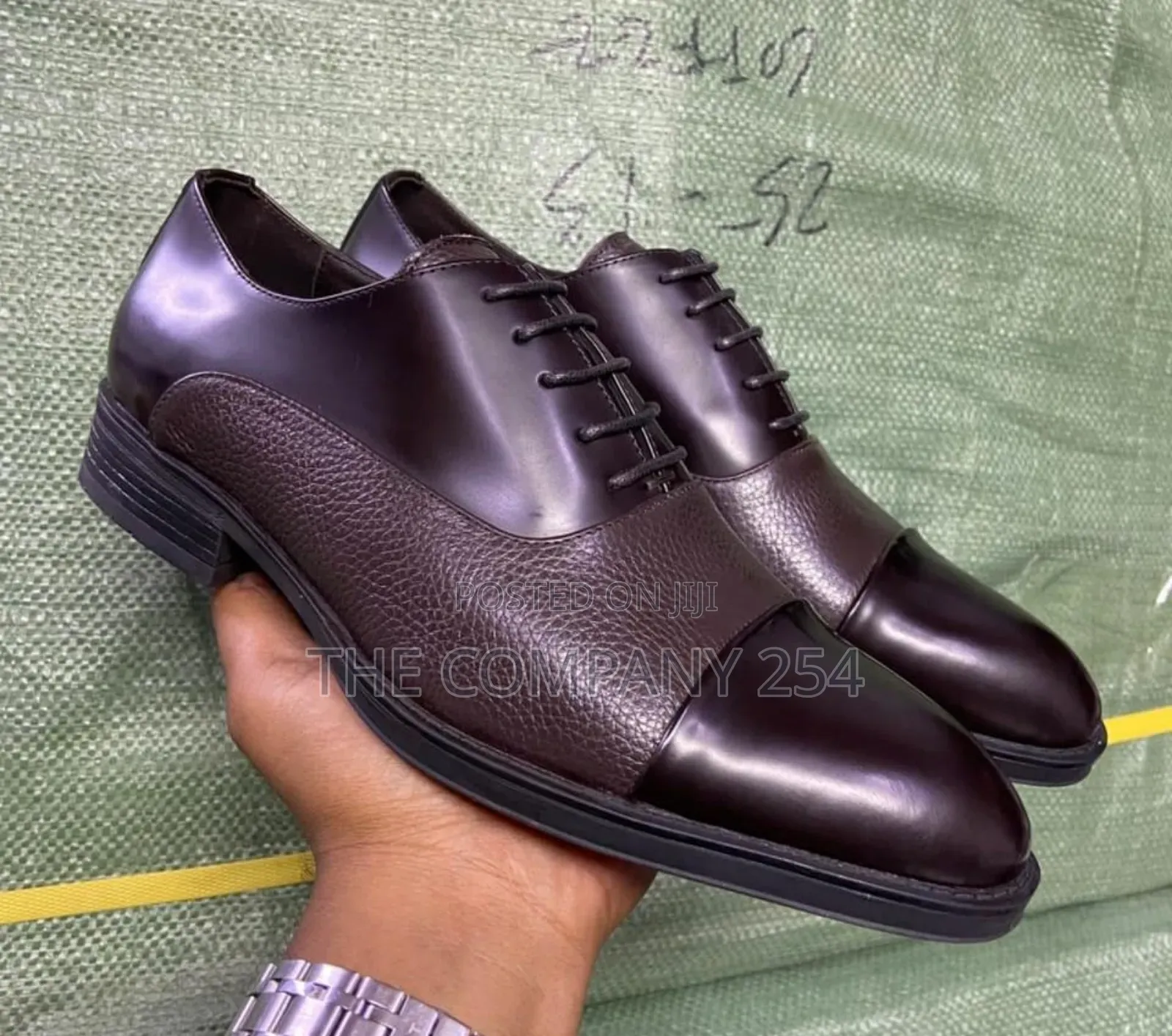 Quality Casual Leather Wetlook Men Laced Lowcut Official Shoes