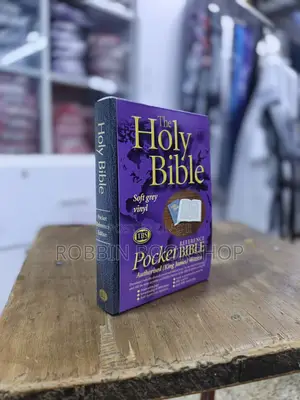 Brand New Purple Pocket Reference Bible – KJV (Compact Size)