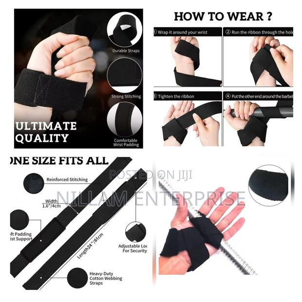 2 PCS Weightlifting Straps - thumbnail 4