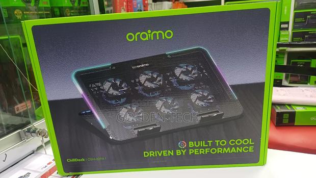 Oraimo Chilldock 6-Fan Laptop Cooling Pad.