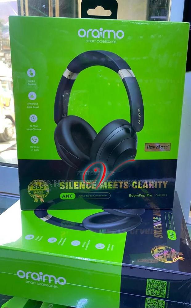 Oraimo Ohp-917 Boompop Pro Anc Headphones - thumbnail 2