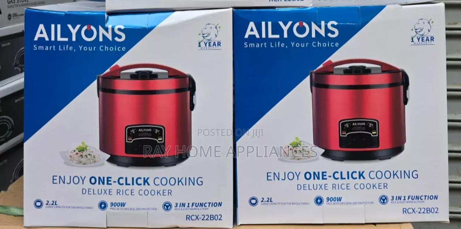 2.2litres Ailyons Rice Cooker 900w