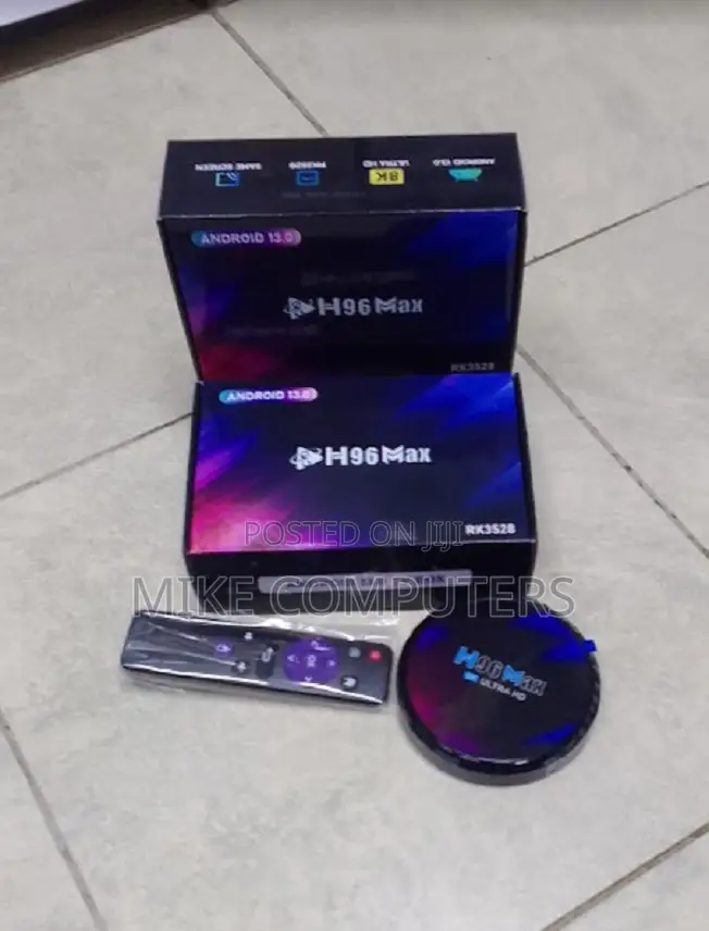 H96max Android Tv Box 4gb+64gb Rom Ultrahd