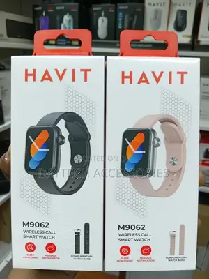 Havit M9062 Wireless Call/Amoled Display Smart Watches - Black