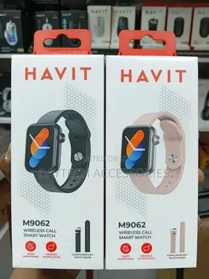 Havit M9062 Wireless Call/Amoled Display Smart Watches - Black