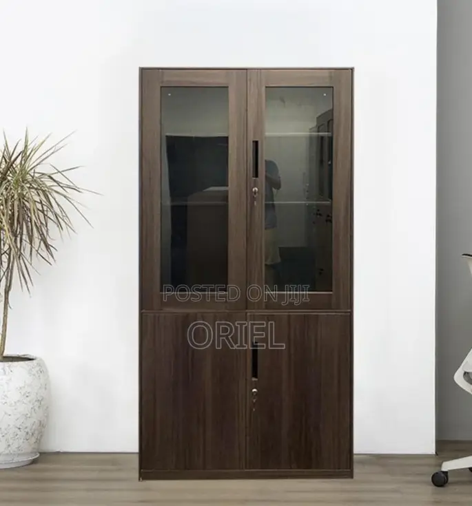 Modern Office Cabinet : 2-Door Wooden Office Cabinet