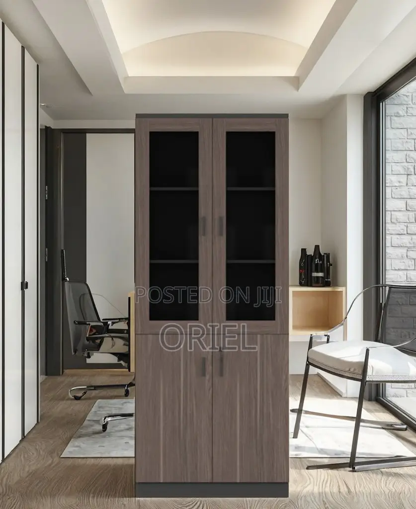 Modern Office Cabinet : 2-Door Wooden Office Cabinet