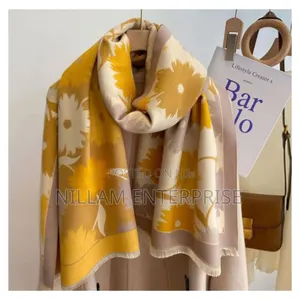 Luxury Floral Print Scarf