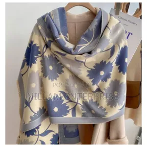 Luxury Floral Print Scarf
