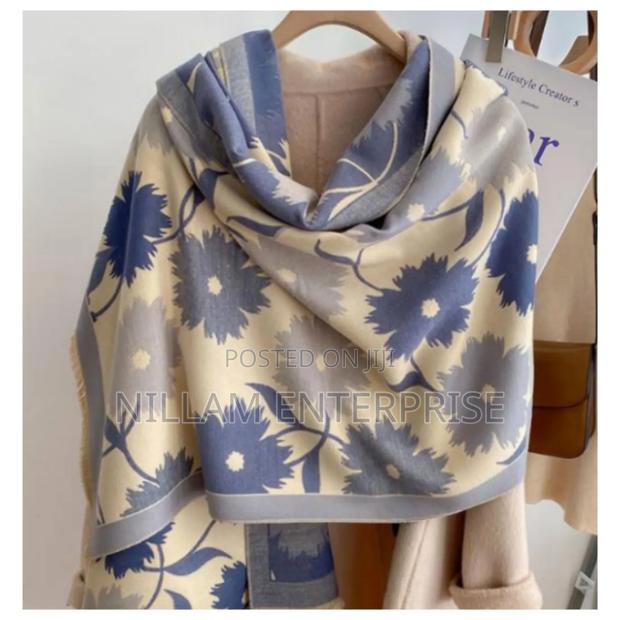 Luxury Floral Print Scarf - thumbnail 6