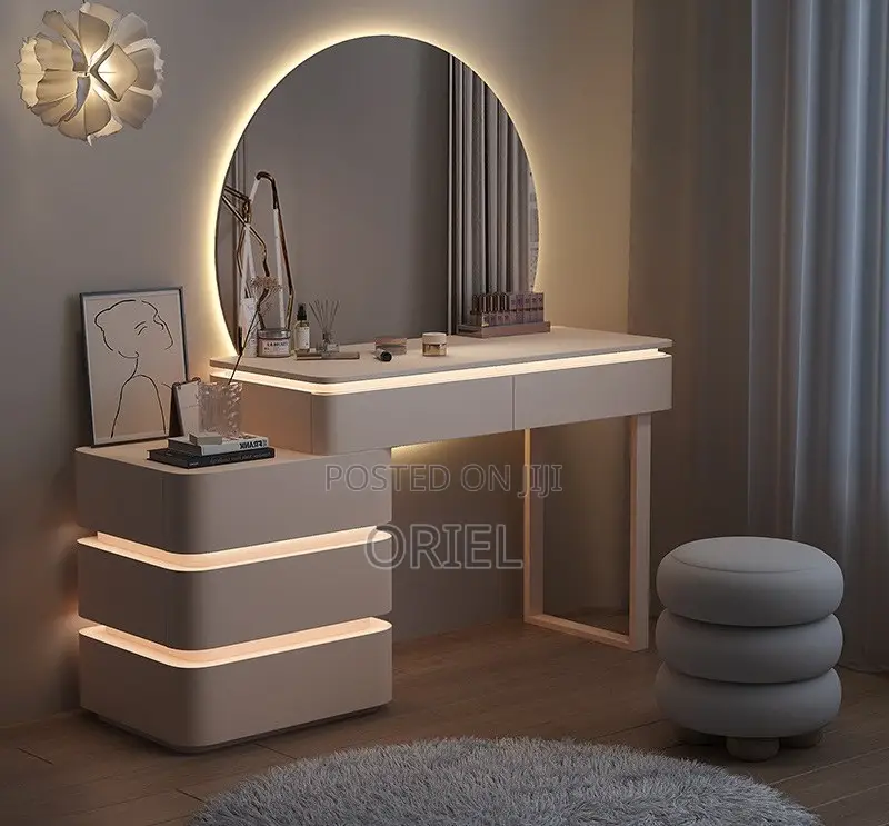 Dressing Table : Makeup Dressing Led Lighted Fixed Mirror