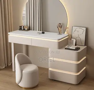 Dressing Table : Makeup Dressing Led Lighted Fixed Mirror