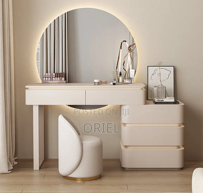 Dressing Table : Makeup Dressing Led Lighted Fixed Mirror