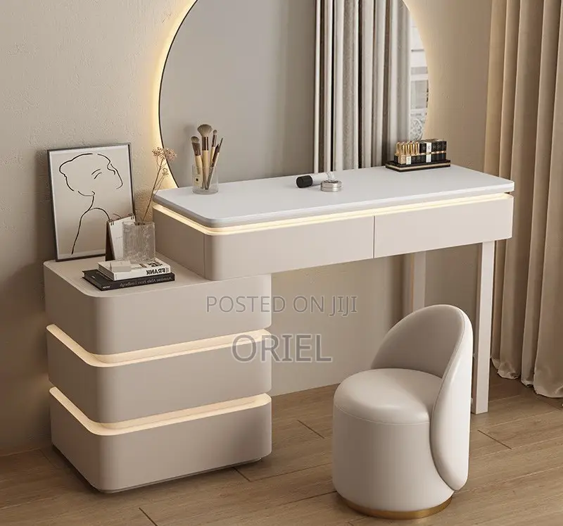 Dressing Table : Makeup Dressing Led Lighted Fixed Mirror