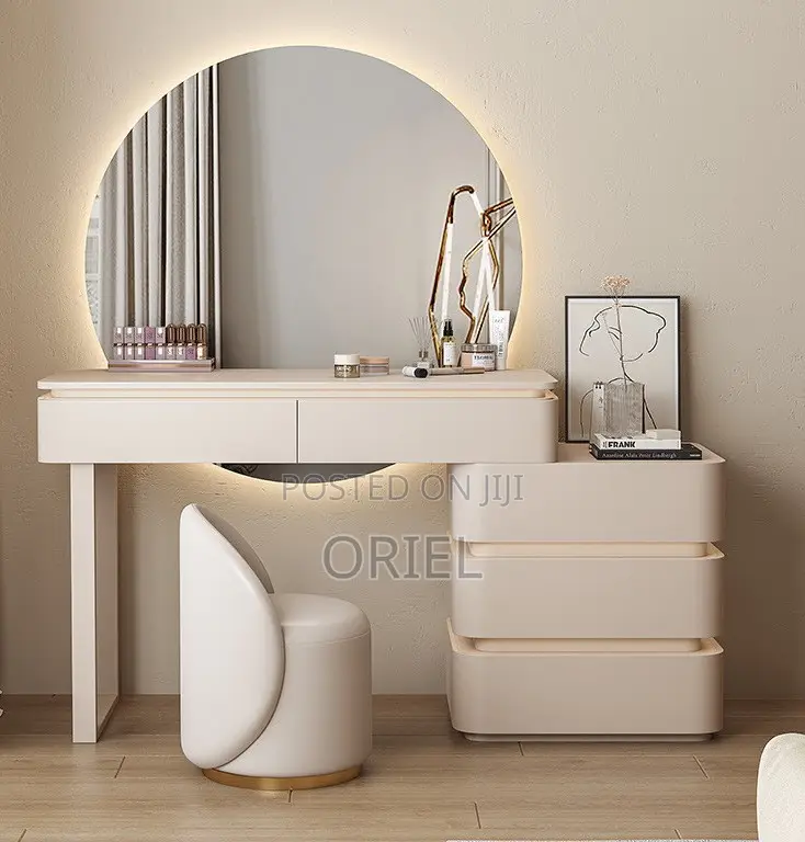 Dressing Table : Makeup Dressing Led Lighted Fixed Mirror