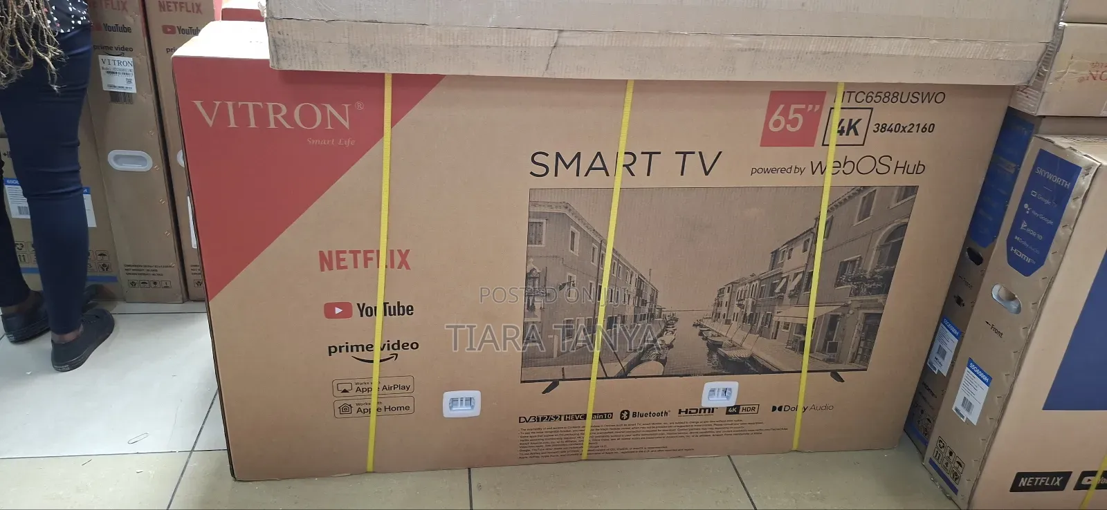 Vitron 65" Uhd Smart Frameless Tv