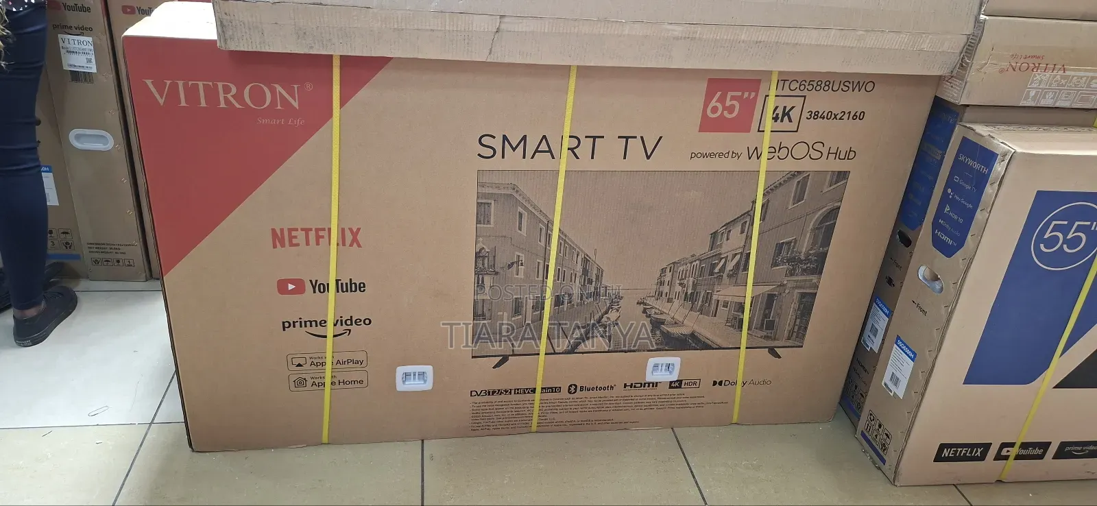 Vitron 65" Uhd Smart Frameless Tv