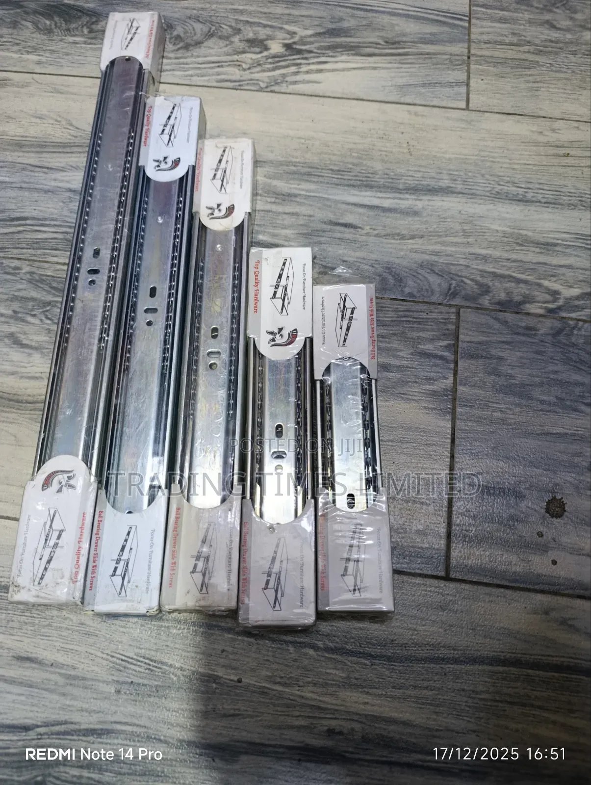 10 Inches Romany Drawer Rails (Pair)