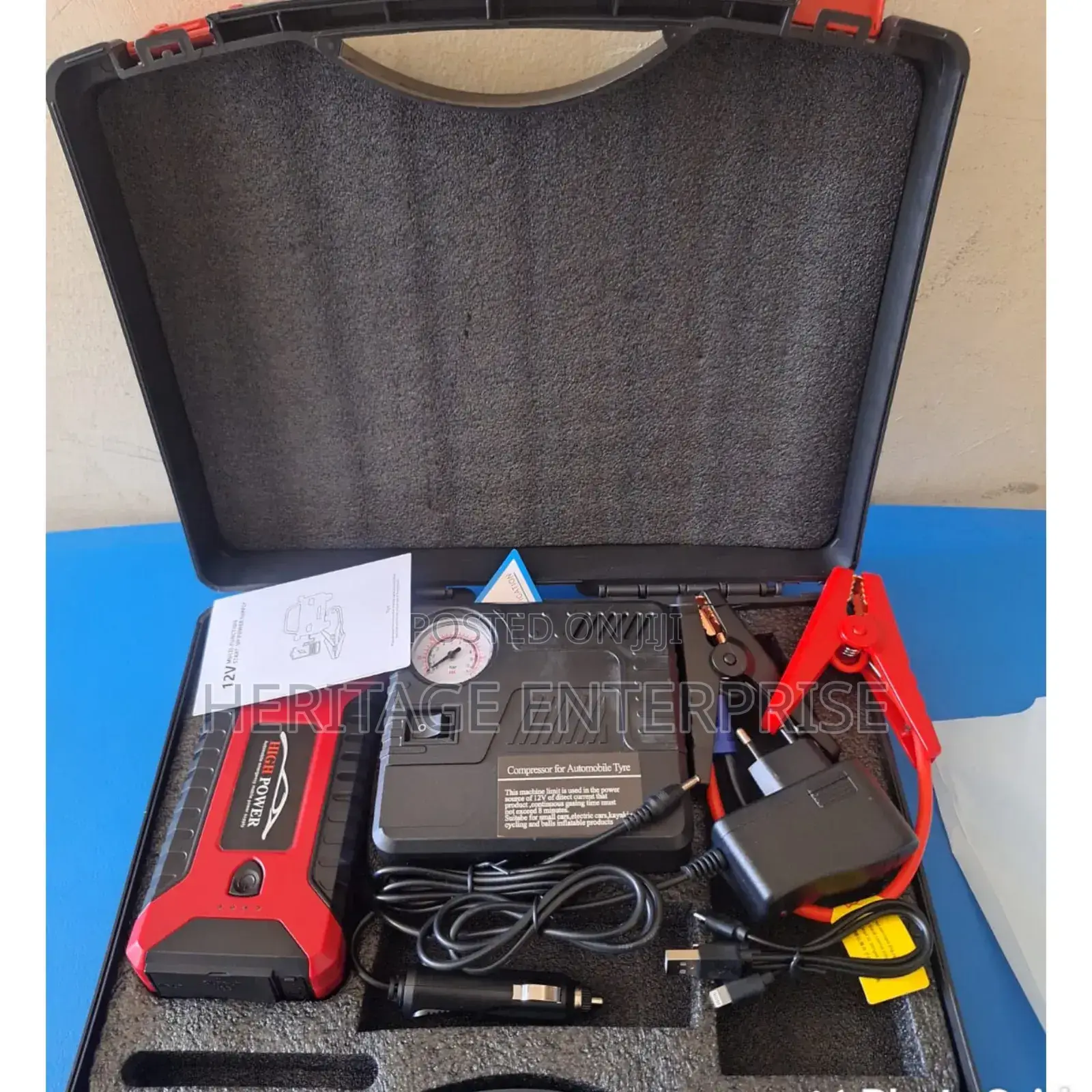 Car Jump Starter ,With Air Compressor High Power.
