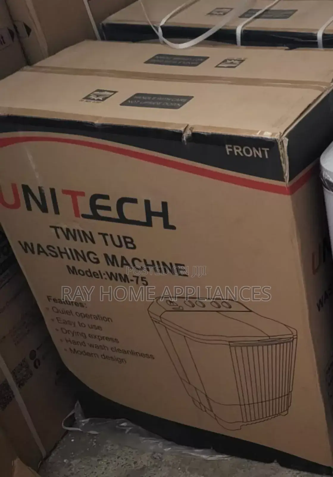 7.5kgs Unitech Twin Tub Top Load Semi Automatic Washing Machines