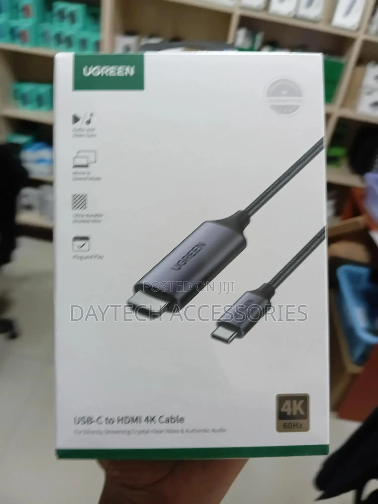 This Is a Ugreen Usb-C to Hdmi Cable (Model Mm142-50570).