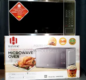Silver Hanmac 20l Digital Solo Microwave Oven " 