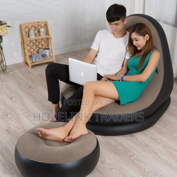 Inflatable Seat With Footrest - main view