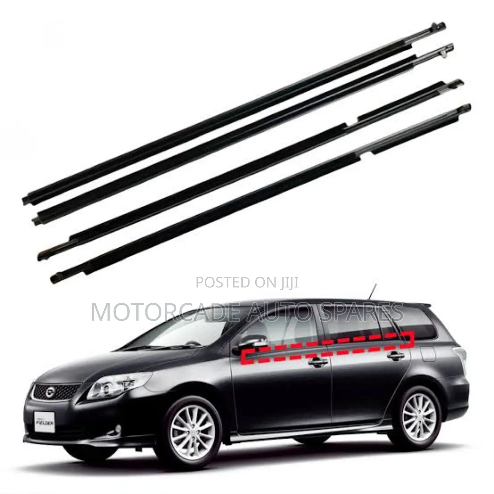 Toyota Fielder 2008 Window Weather Strips