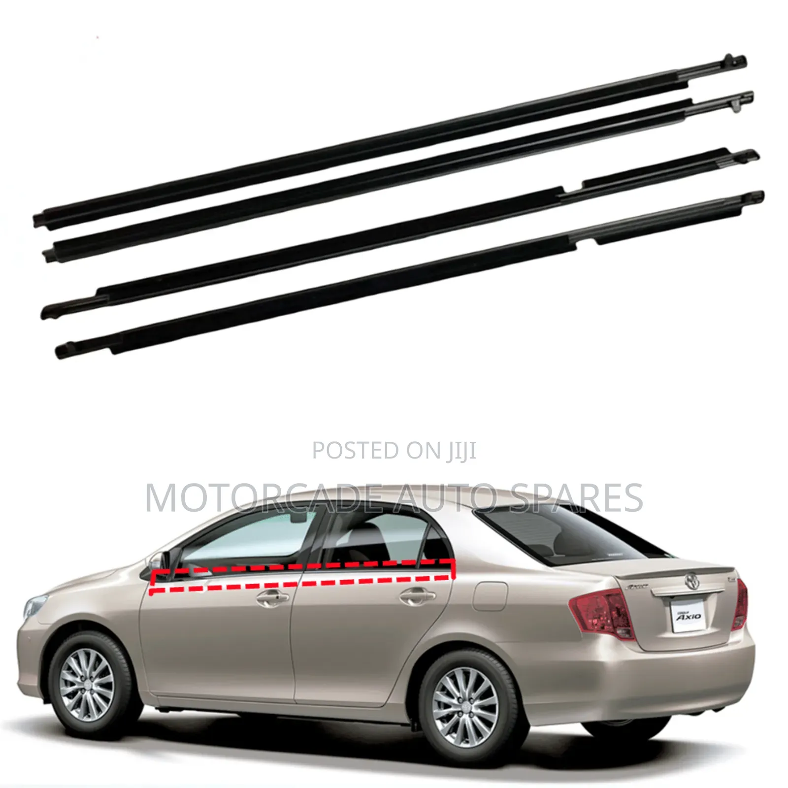 Toyota Axio 2008/2009/2010 Weather Strips