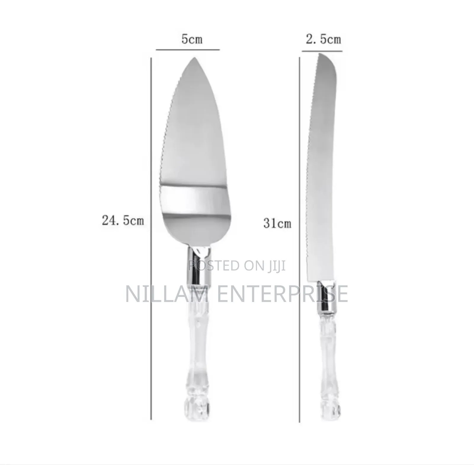 Stainless Steel Cake Cutter and Pie Spatula