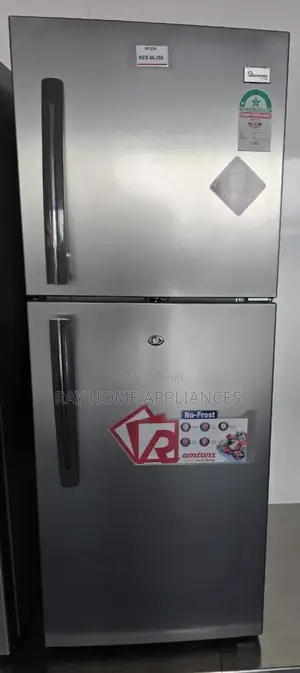 Ramtons Rf/239-196 Litres Double Door No Frost Fridge-Silver (1yr Wrty