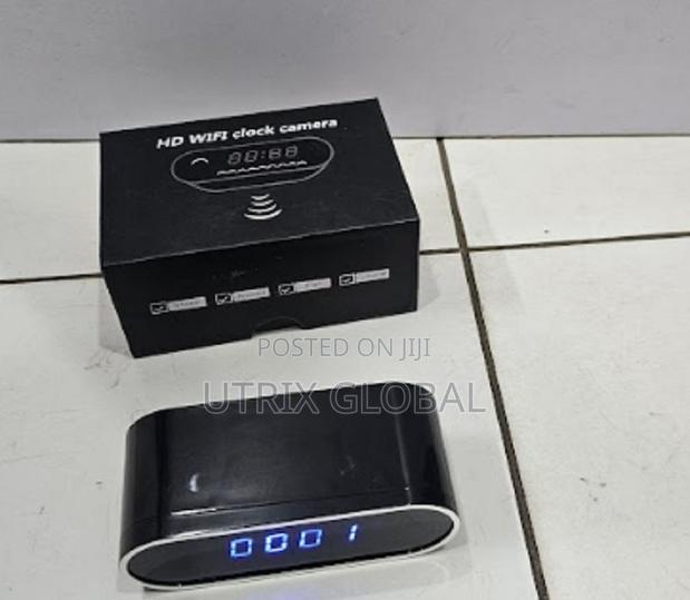 Wifi Table Clock Surveillance Portable And Easy To Move Around