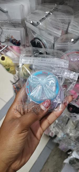 Cute Kindle Grip, Bow Phone Accessories, Cell Phone Holder Blue - thumbnail 2