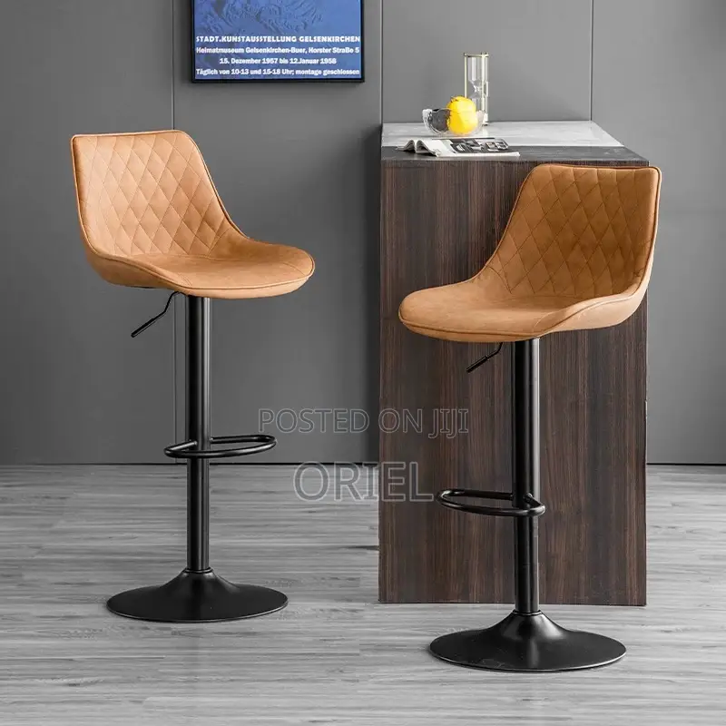 Luxury Barstool : Modern Luxury Barstool With Footrest