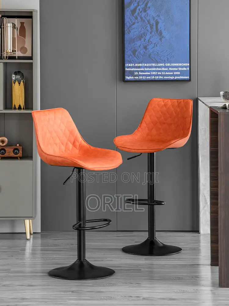 Luxury Barstool : Modern Luxury Barstool With Footrest